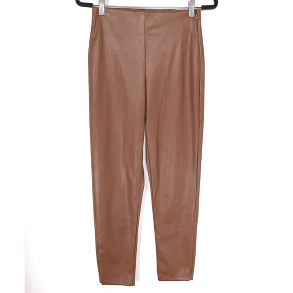 Old Navy Pants - OLD NAVY Womens New Pants 4 Faux Leather Extra High Rise Skinny Brown